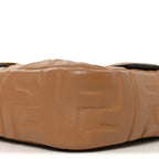 Nappa FF 1974 Embossed Baguette Miele Scuro