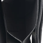 Caviar Quilted Clutch With Chain Black