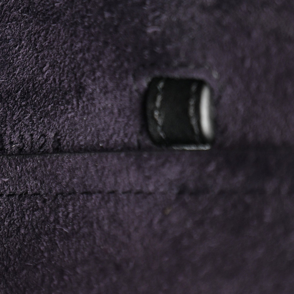 Grained Calfskin Nano Belt Bag Black