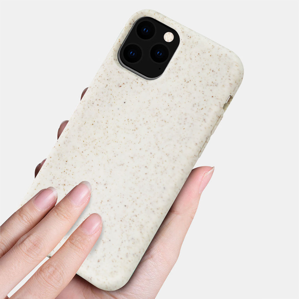 Reiko Apple Iphone 11 Pro Max Wheat Bran Material Silicone Phone Case In White