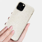 Reiko Apple Iphone 11 Pro Max Wheat Bran Material Silicone Phone Case In White