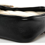 Vintage Effect Calfskin Matelasse Diagonal Super Mini Torchon GG Marmont Shoulder Bag  Cognac Mystic White Blue Agata