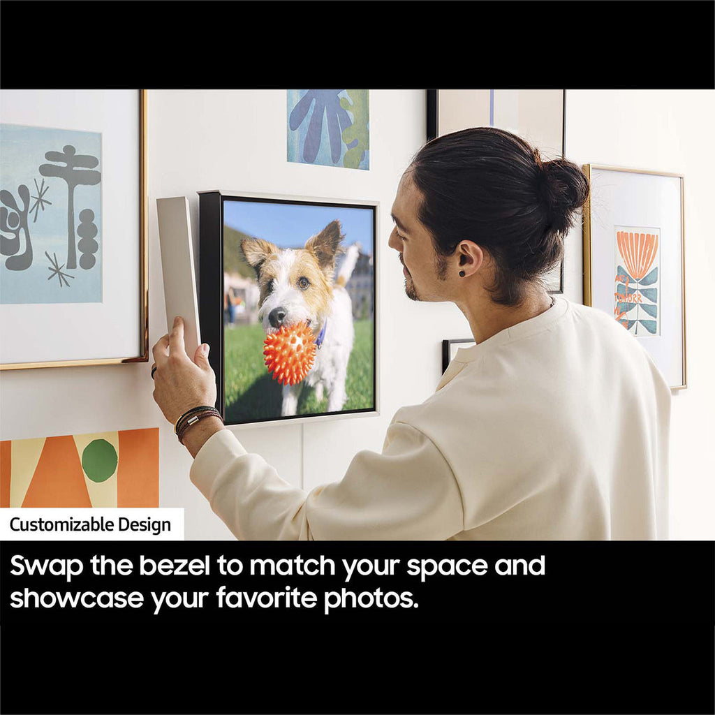 Samsung HW-LS60D Music Frame Bluetooth Speakers with Wall Mount - Pair