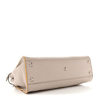 Vitello Seta Burro Medium Peekaboo Iconic Satchel Grigio Polvere Mattone