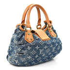 Monogram Denim Pleaty Blue
