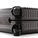 Gloss Polycarbonate Suitcase Compact Brown