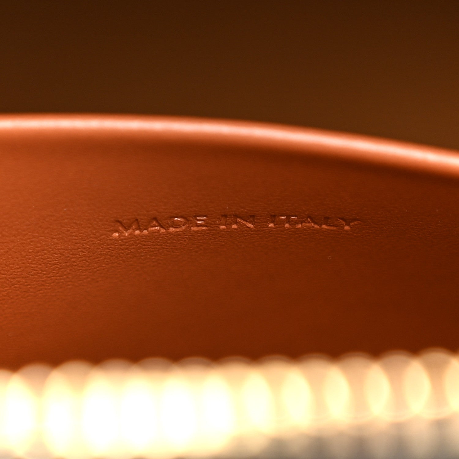Canvas Calfskin Triomphe Teen Honorine Bag Tan