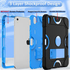 Entronix Case Compatible with iPad Mini 7 (A17 Pro), 8.3" (2024, 7th Gen) - Triple-Layer Heavy Duty Protection