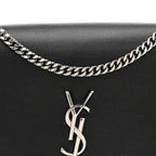 Grain De Poudre Large Classic Monogram Kate Satchel Black