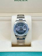 Rolex Oystersteel Datejust 36  - Wimbledon Dial - Oyster Bracelet - 126200 wimoys