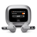 JBL Live Beam 3 Noise-Cancelling Earbuds with Smart Case (Silver)