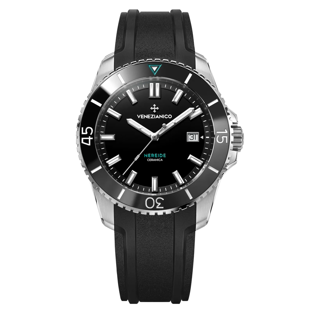 Venezianico Automatic Watch Nereide Ceramica Black