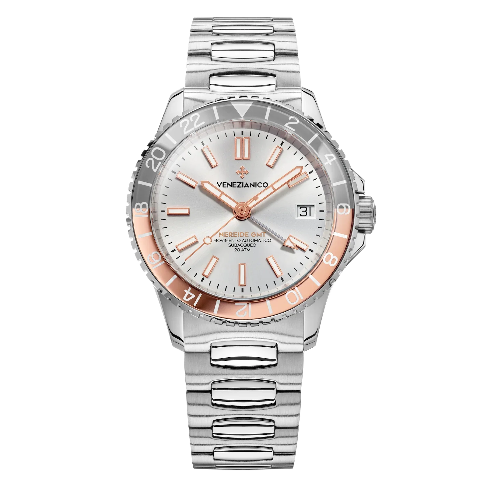 Venezianico Automatic Watch Nereide GMT White