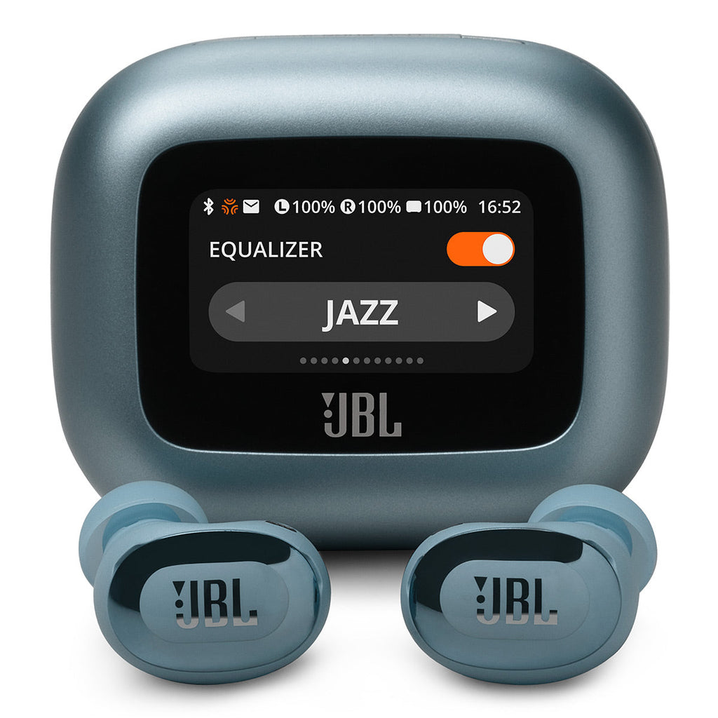 JBL Live Buds 3 Noise-Cancelling Earbuds with Smart Case (Blue)