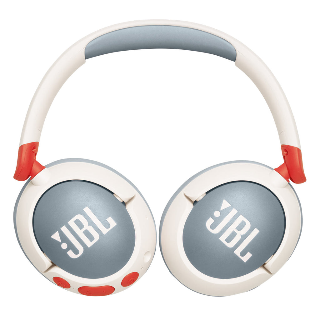 JBL Junior 470 Kid Safe On Ear Wireless Noise Cancelling Kids Headphones (White)