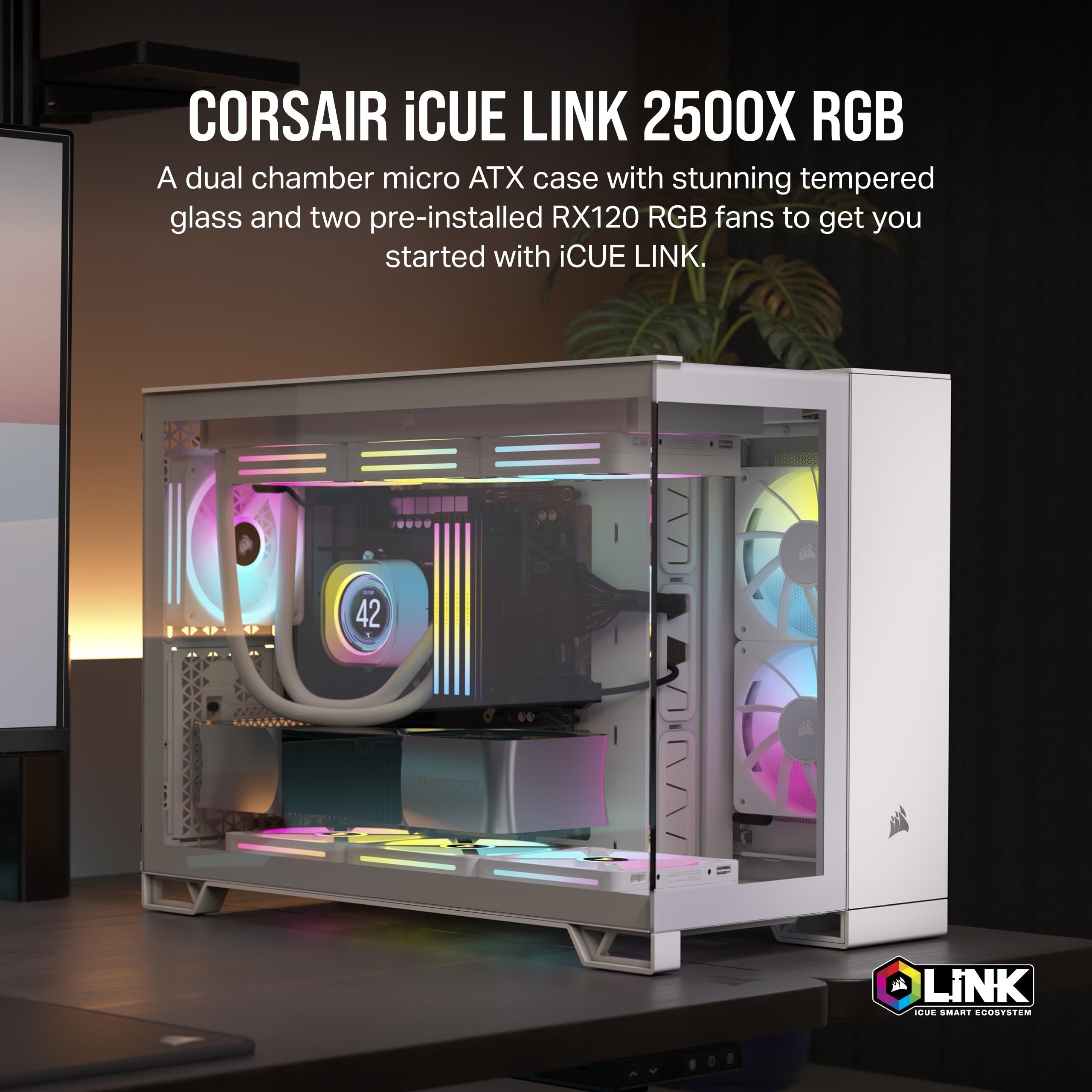 iCUE LINK 2500X RGB Micro ATX Dual