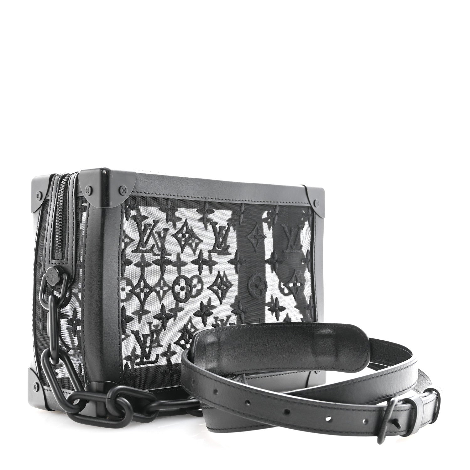 Monogram See Through Soft Trunk Black