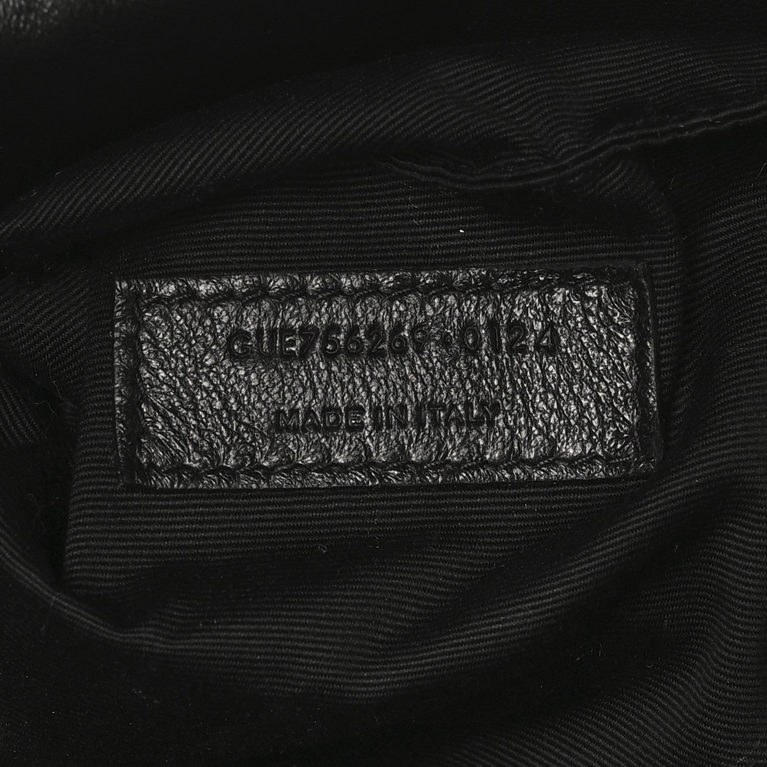 Lambskin Wide Puffer Tote Black