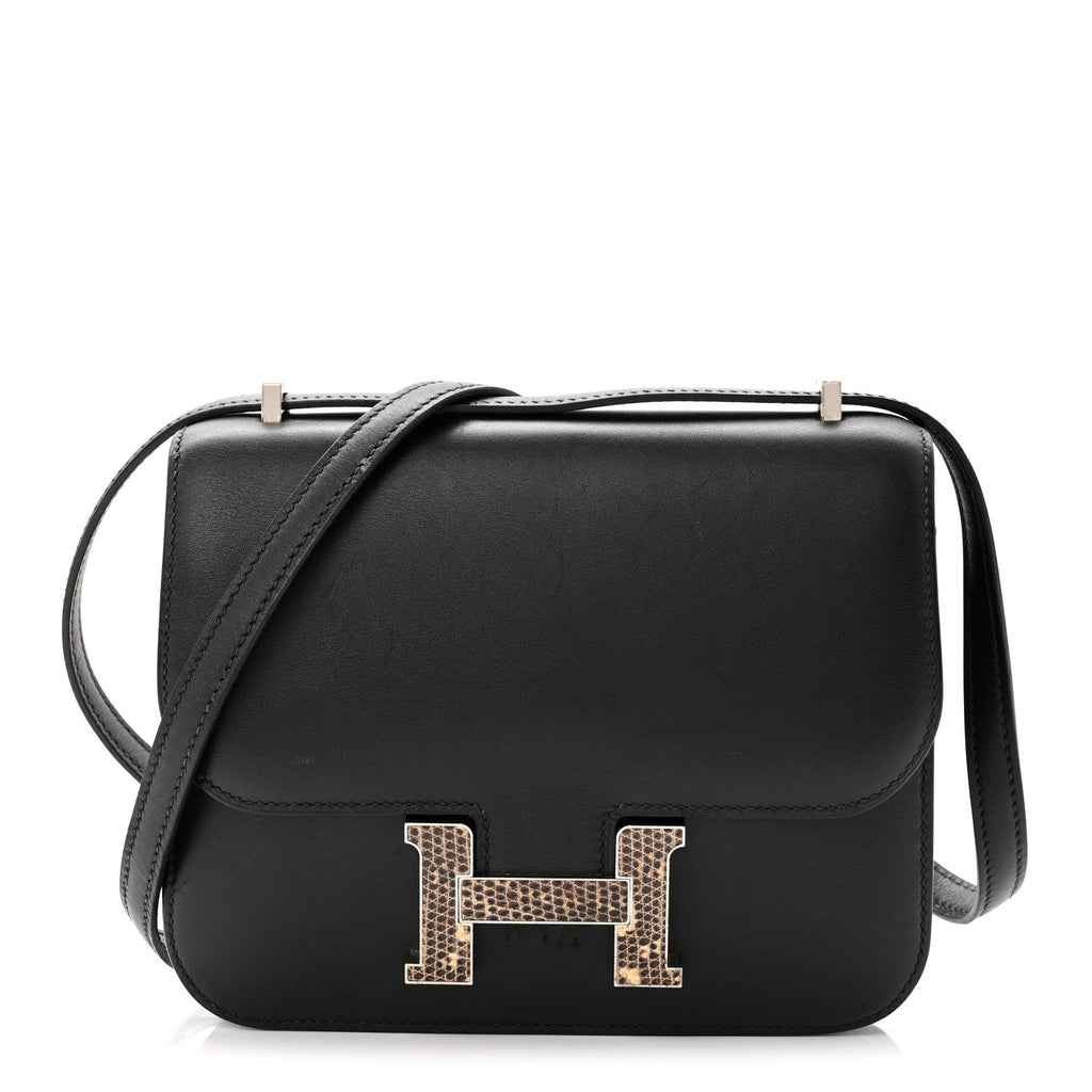 Veau Monsieur Lizard Constance 18 Black Ombre
