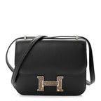 Veau Monsieur Lizard Constance 18 Black Ombre
