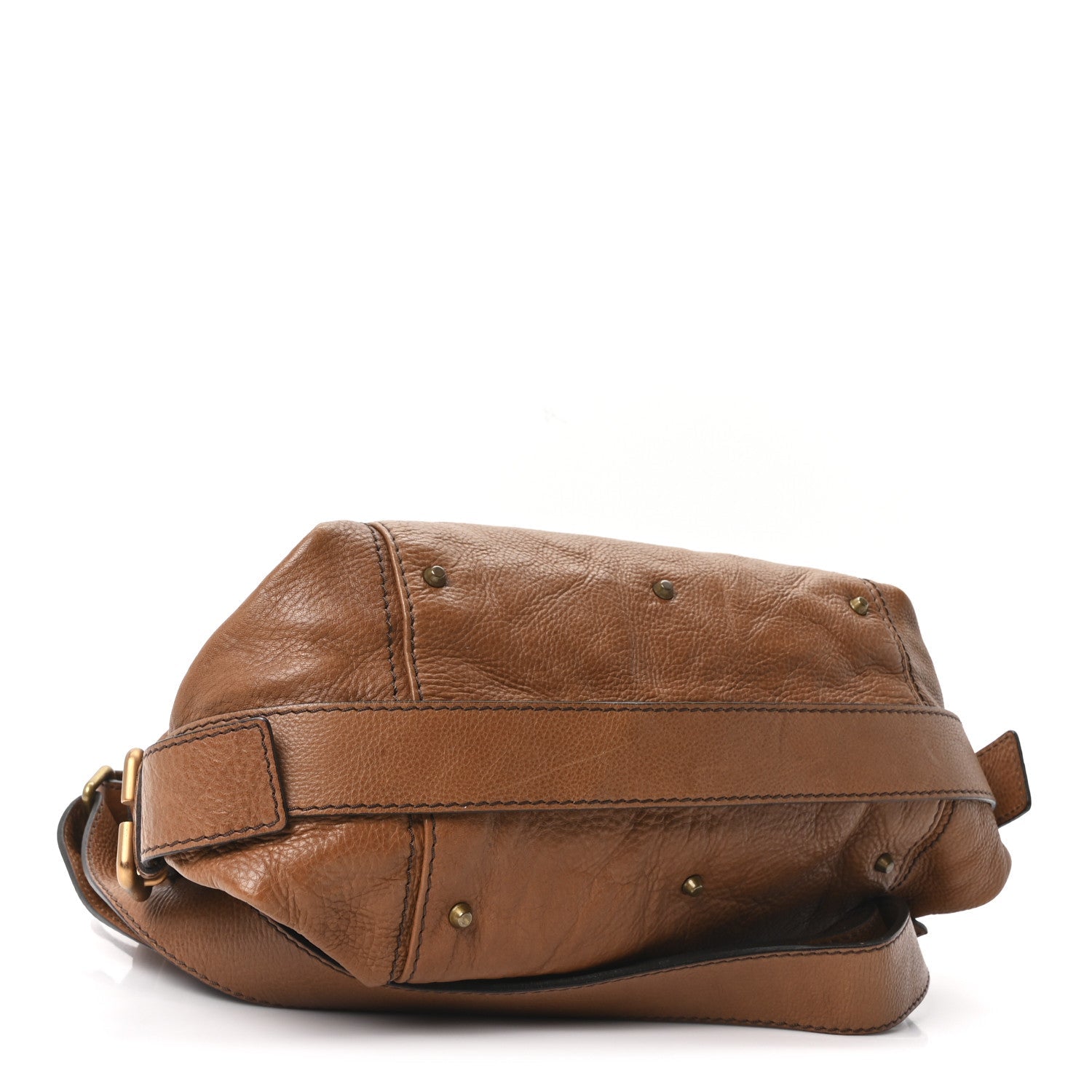 Grained Calfskin Paddington Tote Tan