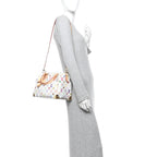 LV X TM Monogram Multicolor Speedy Bandouliere 25 White