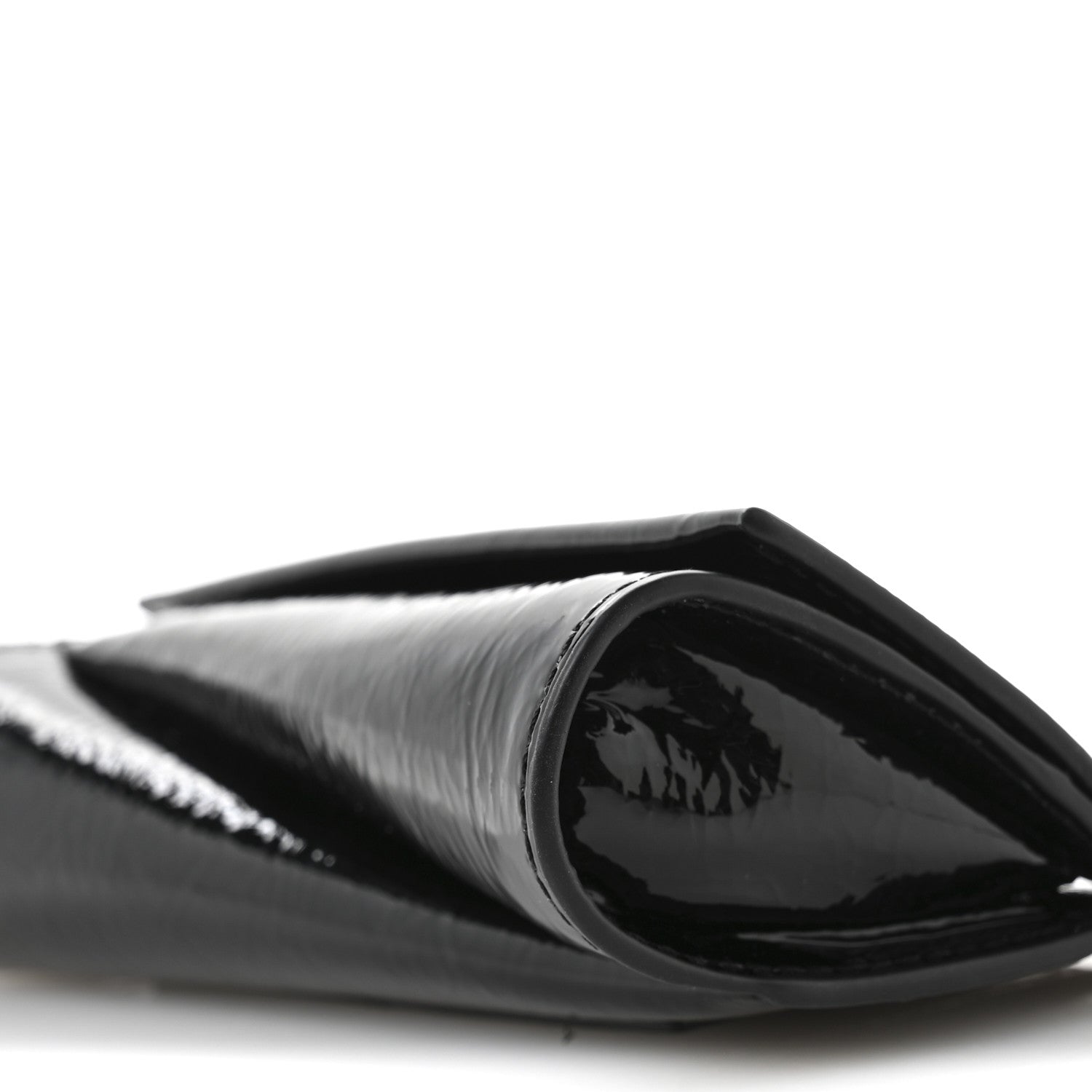 Patent Vog Small Loubitwist Clutch Black