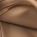 Shiny Calfskin Medium Triomphe Smoked Brown
