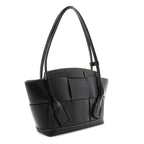 French Calfskin Maxi Intrecciato Arco 33 Black