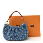 Monogram Denim Pochette Valley Blue
