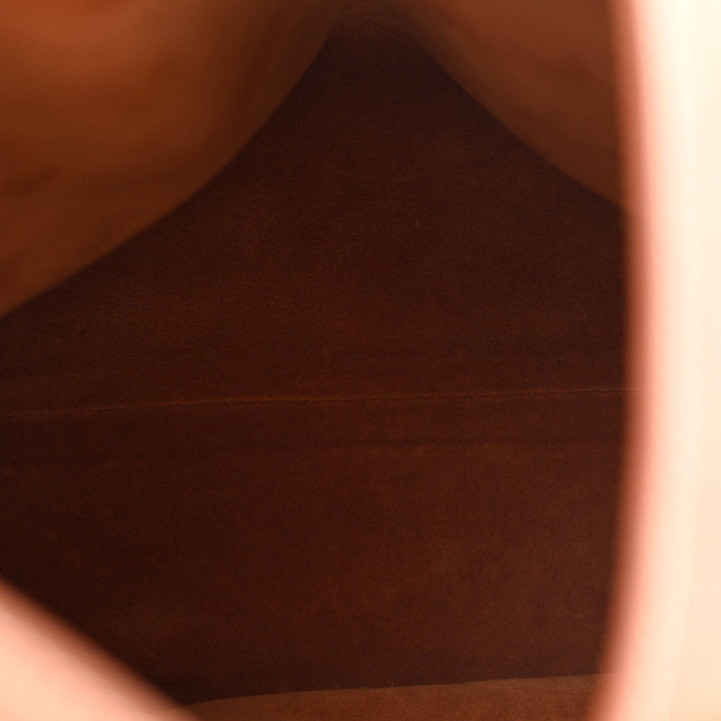 Grained Calfskin Low Key Hobo MM Cognac