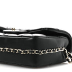 Lambskin Quilted Small My Precious Flap Black