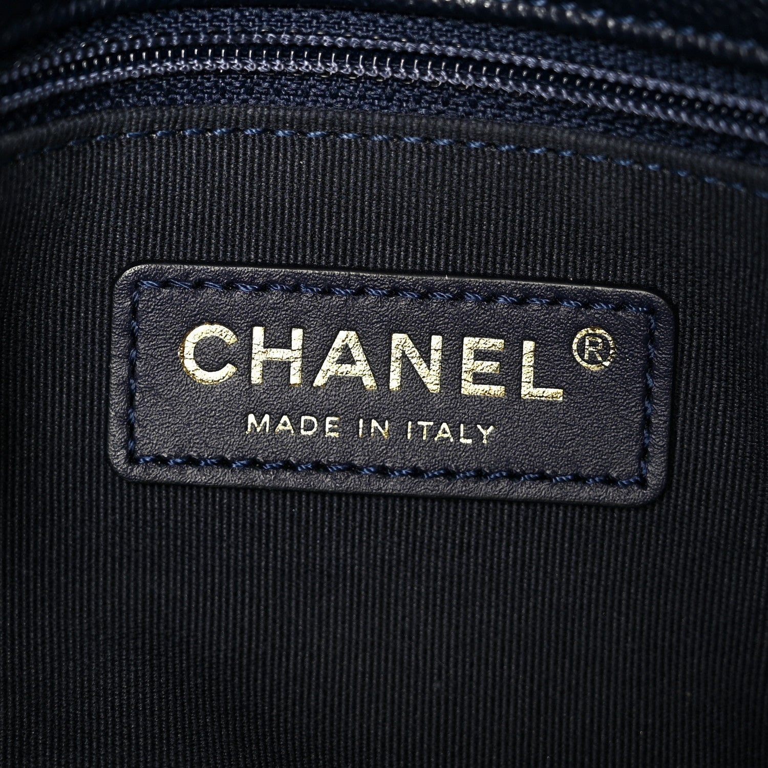 Caviar Quilted Small CC You Flap Navy