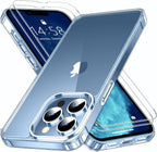 Entronix Bundle Compatible with iPhone 12 Pro Max - [Hard] Clear Case & 2 Clear Screen Protectors