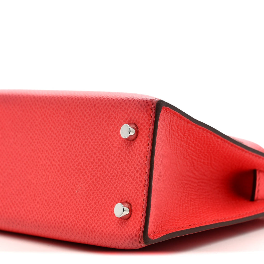 Epsom Horseshoe Mini Kelly Sellier 20 Rose Texas Bleu Saphir