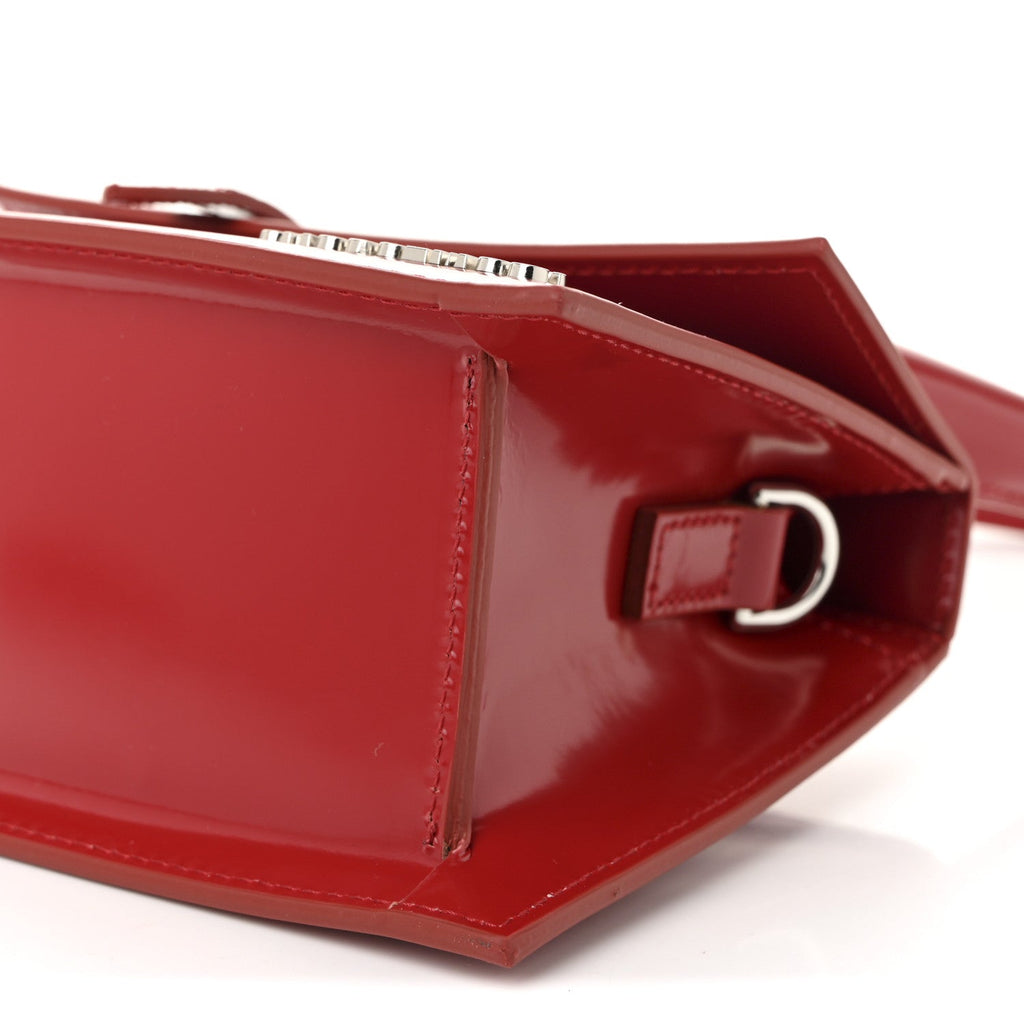 Glazed Calfskin Le Chiquito Boucle Moyen Red