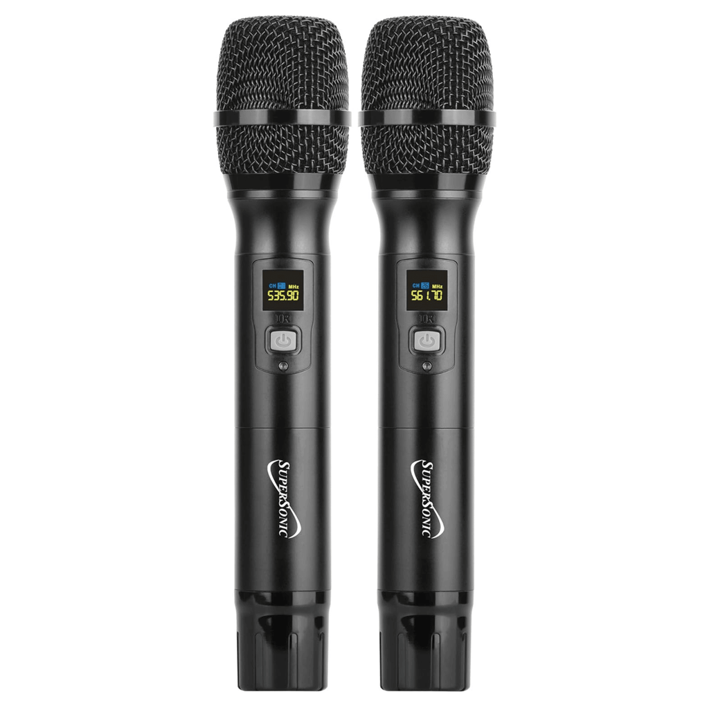 UHF Dual Fixed Channel Professional Wireless Microphone