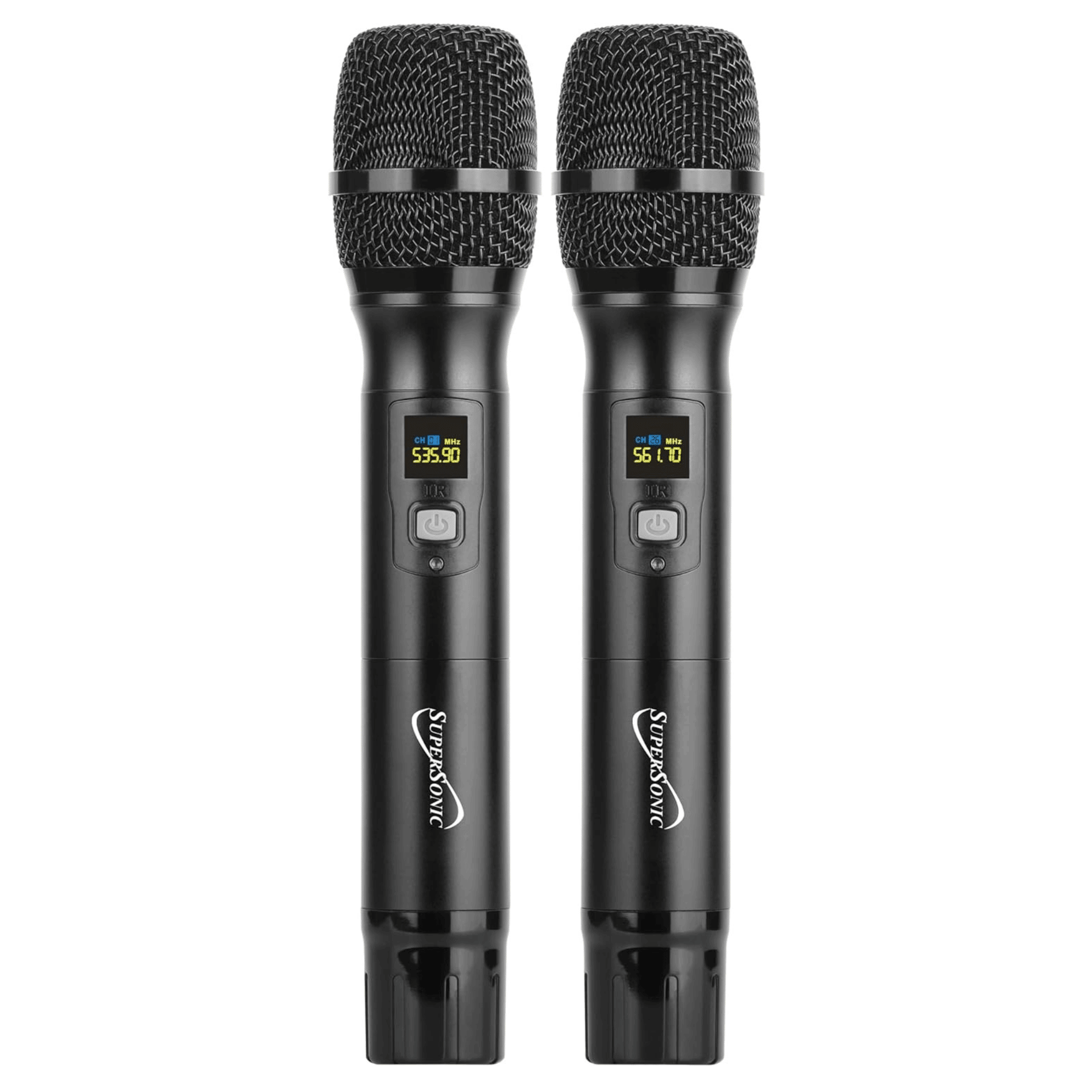 UHF Dual Fixed Channel Professional Wireless Microphone