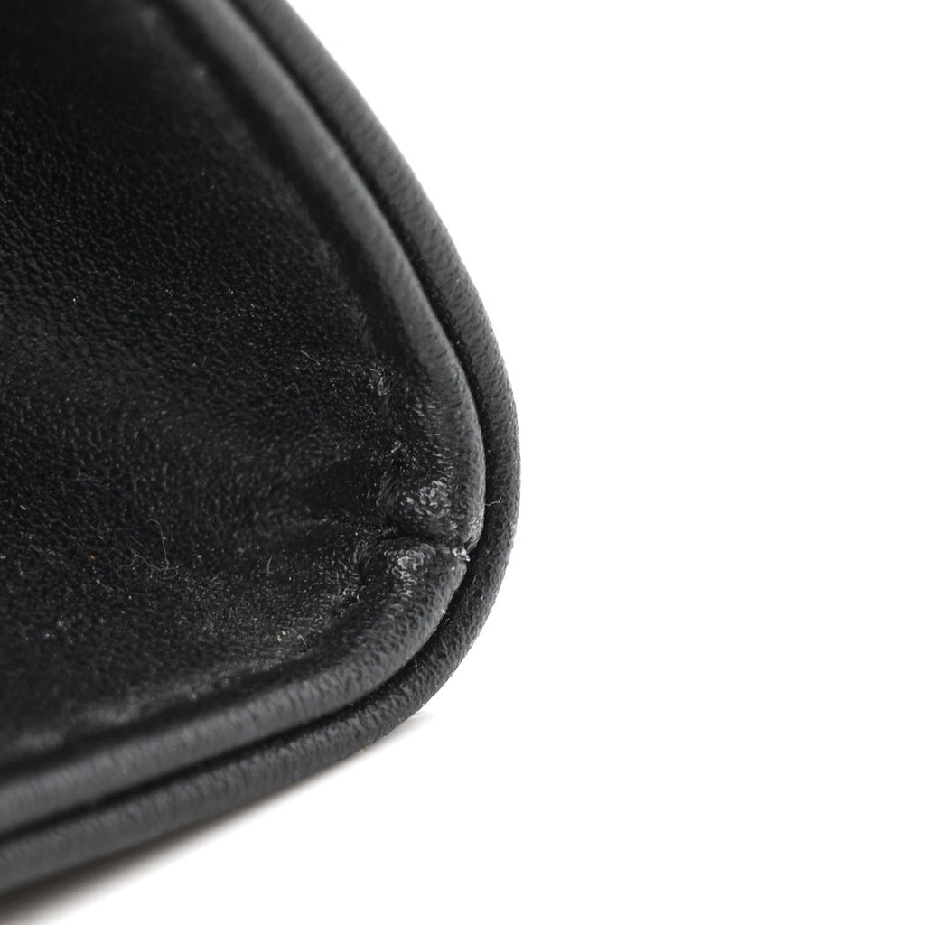 Vegan Leather Small Shopping Bag Black