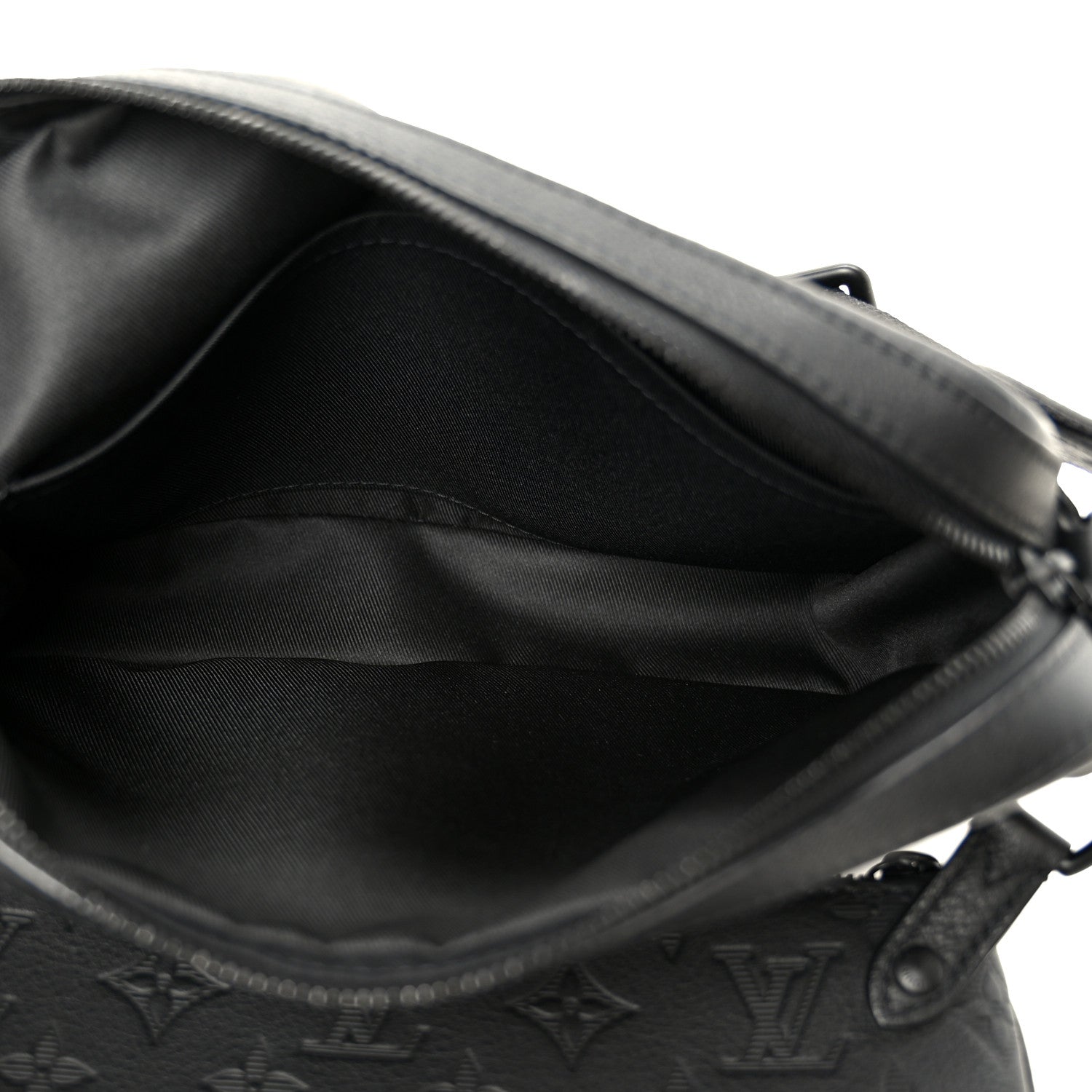 Calfskin Monogram Shadow Trio Messenger Black