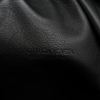 Smooth Butter Calf The Pouch Oversized Clutch Black