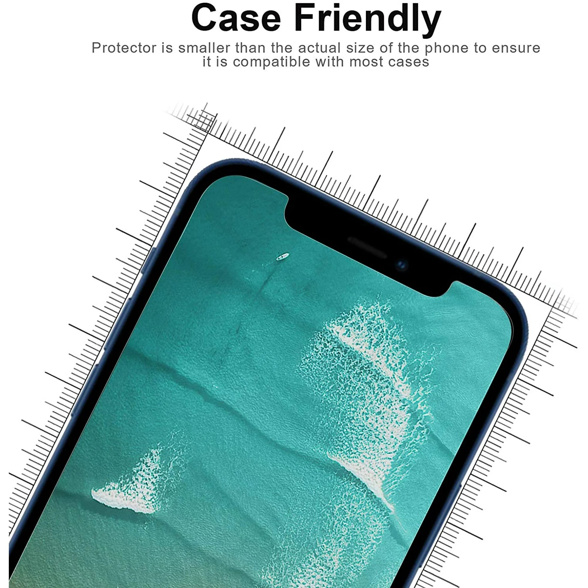 Entronix Anti-Spy Privacy Screen Protector & Camera Lens Protector Compatible with iPhone 14 Pro Max - 4-Piece Combo