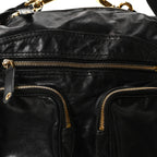 Calfskin Medium Darwin Convertible Backpack Black