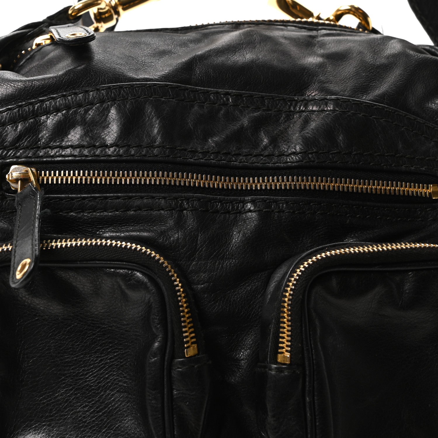 Calfskin Medium Darwin Convertible Backpack Black