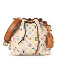 Monogram Multicolor Petit Noe White