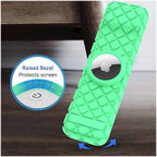 SAHARA- Apple TV 4K Remote Silicone Case for Apple AirTag - Green Glow