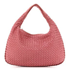 Nappa Intrecciato Medium Veneta Hobo Quarzo
