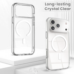 Entronix Bundle Compatible with iPhone 17 Pro - [Magnetic] Clear Case, 1 Clear Screen Protector & 1 Camera Lens Protector