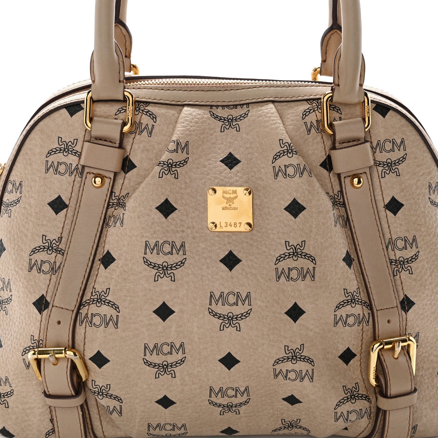 Visetos Boston Bag Beige