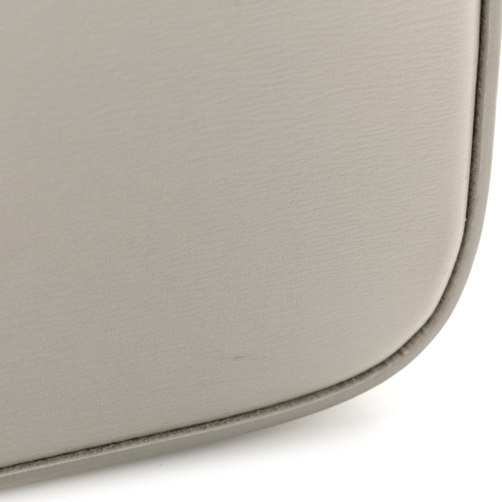 Shiny Calfskin Mini Triomphe Chalk